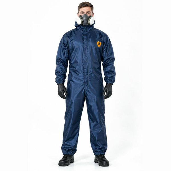 Комбинезон многоразовый JETA SAFETY с антистатическими свойствами (СИНИЙ) 55г/м2
